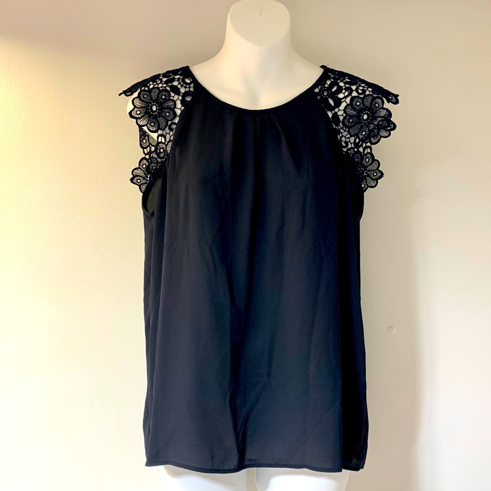 Zara Lace Sleeve Blouse